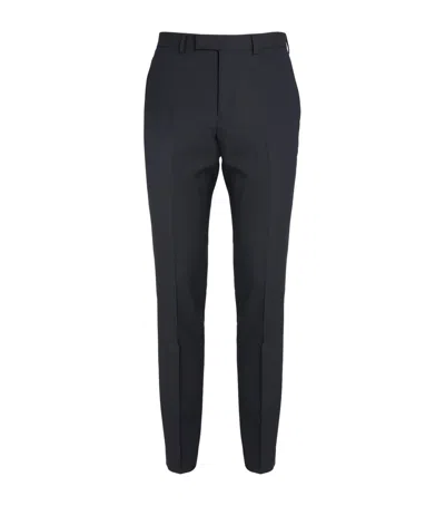 Sandro Wool Suit Trousers In Blue
