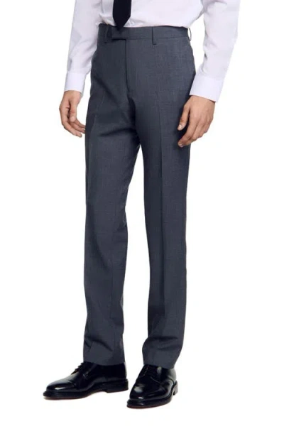 SANDRO SANDRO WOOL SUIT TROUSERS