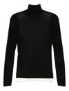 Sandro Wool Sweater In Black