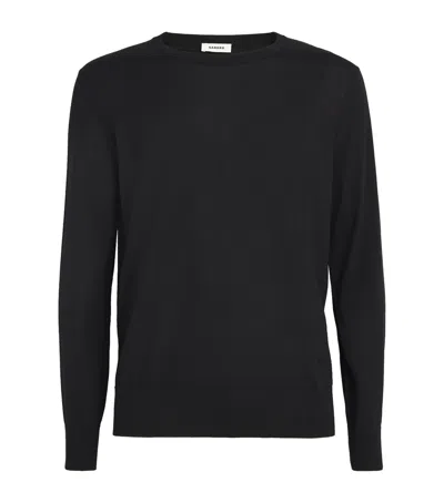 Sandro Wool Sweater In Black