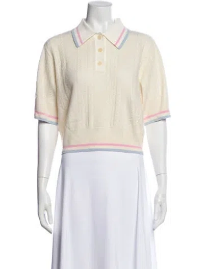 Pre-owned Sandro Wool Sweater In Neutral
