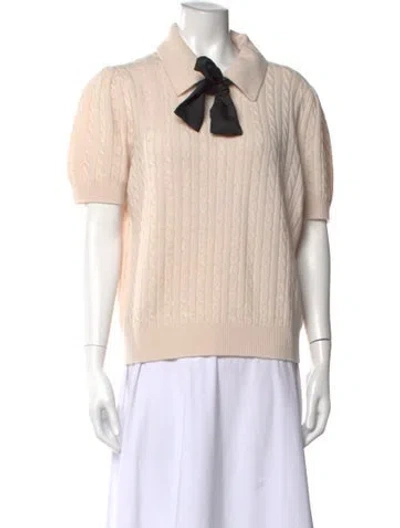 Pre-owned Sandro Wool Sweater In Neutral