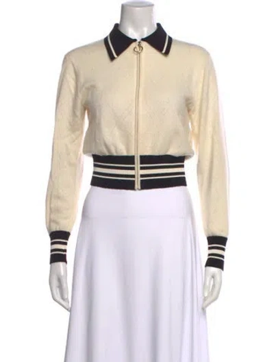 Pre-owned Sandro Wool Sweater In Neutrals