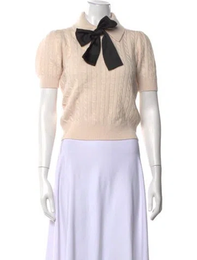 Pre-owned Sandro Wool Sweater In Neutrals