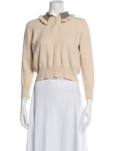 Pre-owned Sandro Wool Sweater In Pink