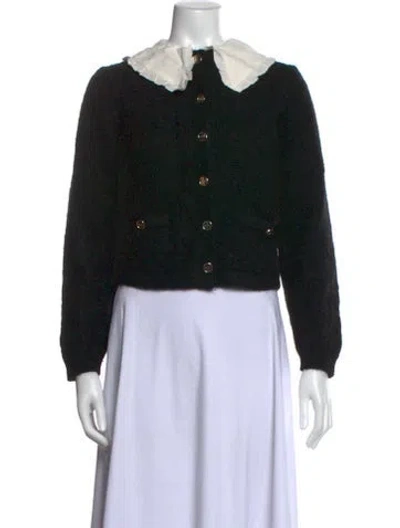 Pre-owned Sandro Wool Sweater W/ Tags In Black