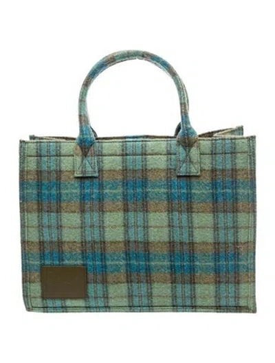 Pre-owned Sandro Wool Tote In Multicolor