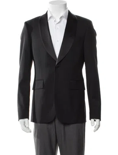 Pre-owned Sandro Wool Tuxedo W/ Tags In Black