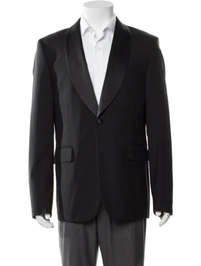 Pre-owned Sandro Wool Tuxedo W/ Tags In Black
