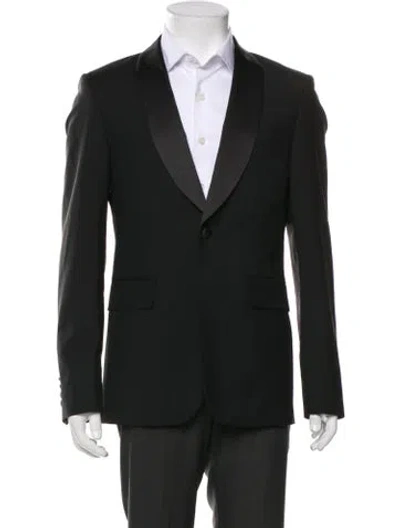 Pre-owned Sandro Wool Two-piece Blazer In Black