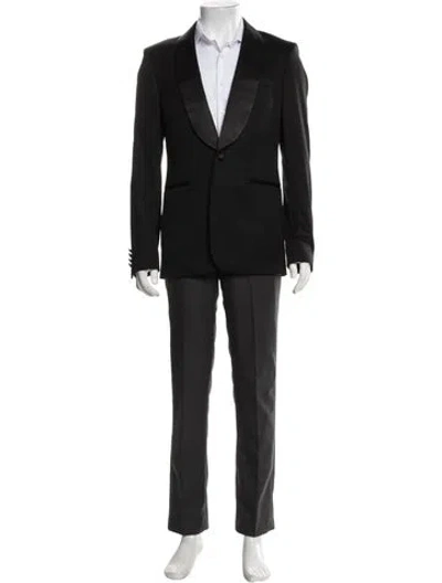 Pre-owned Sandro Wool Two-piece Blazer In Black