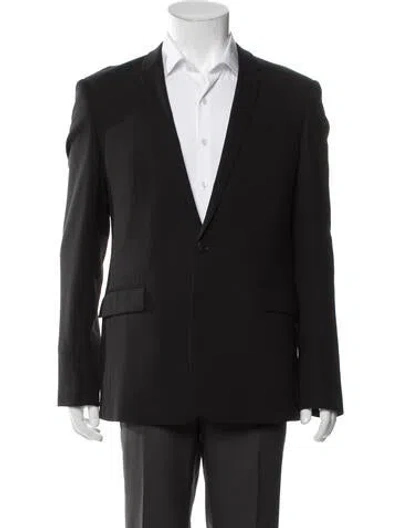 Pre-owned Sandro Wool Two-piece Blazer In Gray