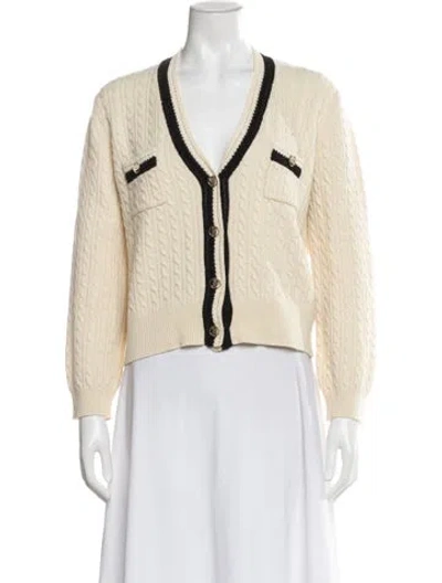 Pre-owned Sandro Wool V-neck Sweater
