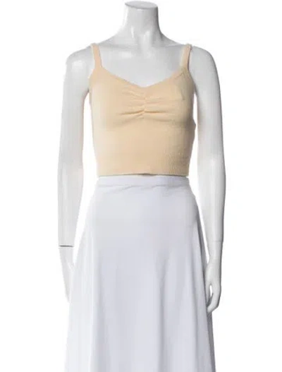 Pre-owned Sandro Wool V-neck Sweater In Multi