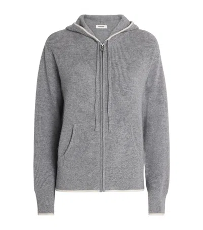 Sandro Wool Zip-up Sweater In Black