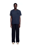 Sandro Worn-effect T-shirt In Blue