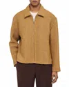 Sandro Zip-up Bomber Jacket In Brown