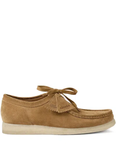 Sandro X Clarks Originals Derbies Wallabee In Neutral