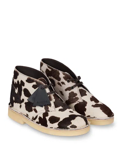 SANDRO X CLARKS WOMEN'S ORIGINALS CALF HAIR BOOTIES