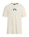 Sandro X Wrangler Man T-shirt Cream Size L Cotton, Elastane, Polyester In White