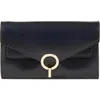 Sandro Yza Pocket Clutch Bag In Black