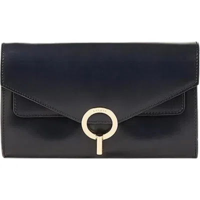 Sandro Yza Pocket Clutch Bag In Schwarz