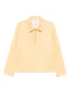 Sandro Zip Front Jacket In Yellow