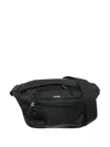 Sandro Zip-pocket Messenger Bag In Black