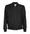 Sandro Zip-up Bomber Jacket In Black