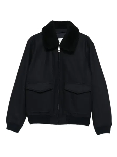 SANDRO ZIP-UP BOMBER JACKET