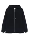 Sandro Zip-up Hoodie In Black