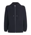 Sandro Zip-up Hoodie In Blue