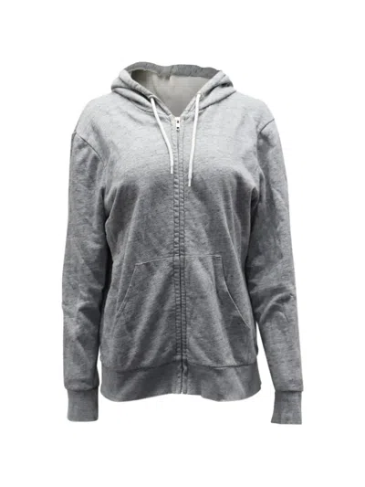 Pre-owned Sandro Zip-up Hoodie In Gray