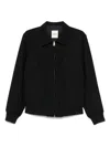 Sandro Zip-up Jacket In Black