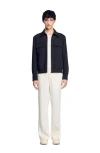 Sandro Zip-up Jacket In Black