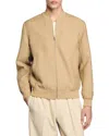 Sandro Zip Up Jacket In Nut