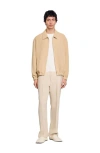 Sandro Zip-up Jacket In Oats