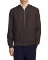 Sandro Zip Up Jacket In Transparent