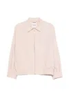 Sandro Zip-up Pocket Bomber Jacket In Pink
