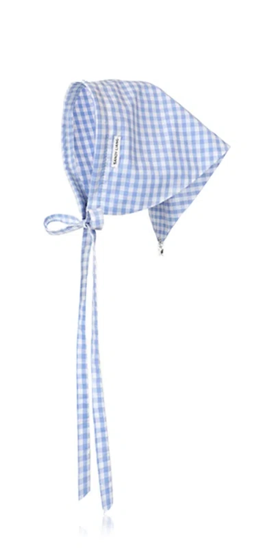 Sandy Liang Acute Bandana Blue Gingham