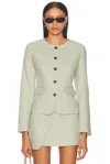 Sandy Liang Agnes Jacket In Green