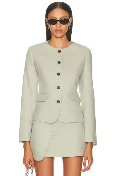 Sandy Liang Agnes Jacket In Green