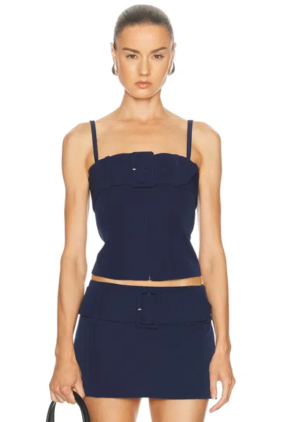 Sandy Liang Ahsoka Top In Blue