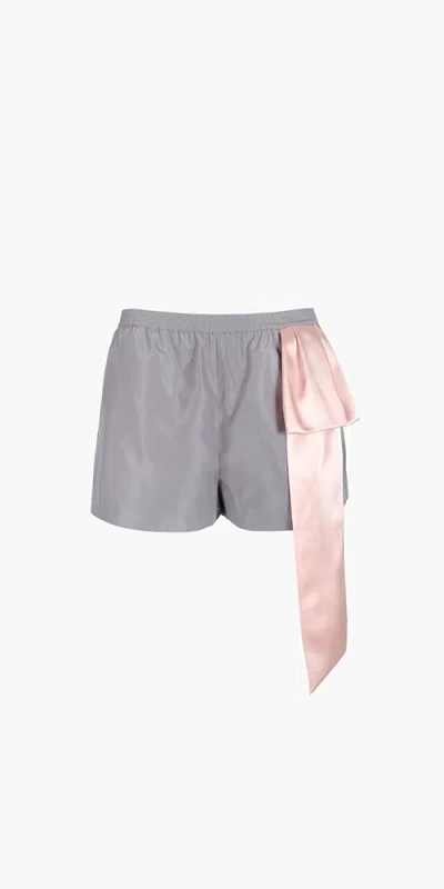 Sandy Liang Ambleside Shorts In Gray