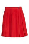 Sandy Liang Astra Skort Red In Red