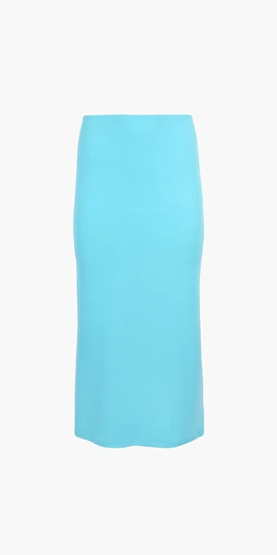 Sandy Liang Axe Skirt Turquoise In Blue