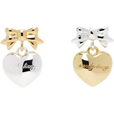 Sandy Liang Ballerina Earrings In Multi