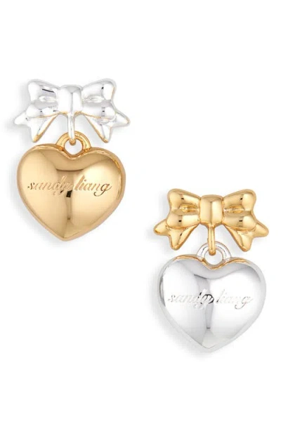 Sandy Liang Ballerina Mismatched Drop Earrings