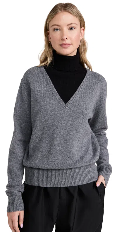 Sandy Liang Bamboo Sweater Charcoal