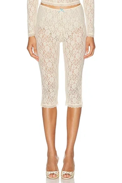 Sandy Liang Barlow Capris In White